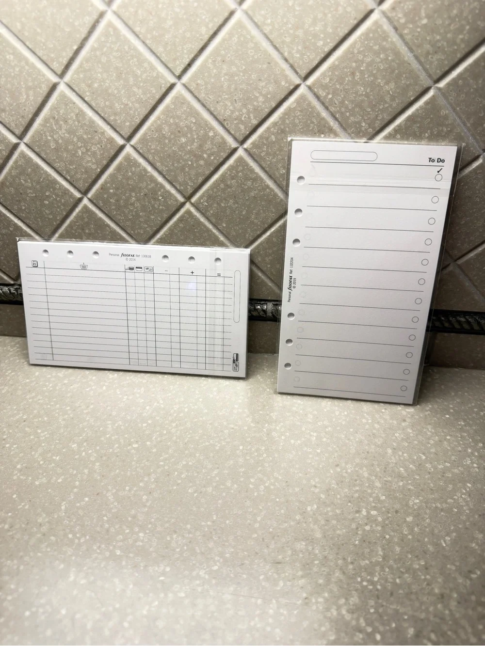 Filofax Personal Refills.